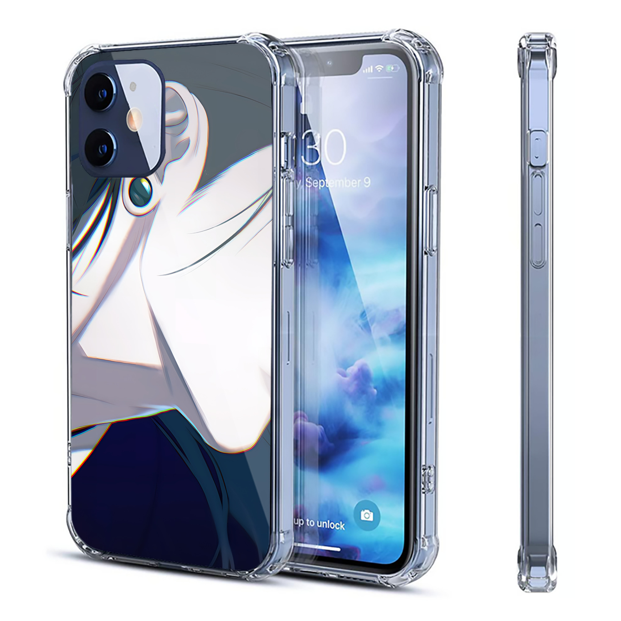 （画像用） SPY×FAMILY间谍家家酒 【iPhone 12シリーズ対応】透明スマホケース（クリアソフトケース）